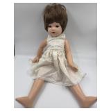 IMSCO Composition Girl Doll  Brown Wig, Painted