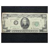 1950-B $20 Federal Reserve Note  Chicago