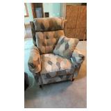 Lay-Z-Boy Upholstered Recliner, Leaf PrintA