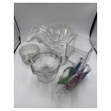 Art Glass Décor Lot  5 PiecesAn eclectic