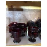 Avon Cape Cod Ruby Red Glass Collection