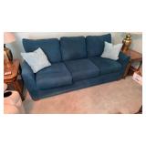 Lay-Z-Boy Green Upholstered Sofa
