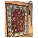 ORIENTAL WEAVERS 'ADDISON RED' AREA RUG  FLORAL