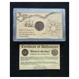 Admiral Gardner' Shipwreck Coin  Genuine East