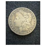 1900-O Morgan Silver DollarSame VF-grade coin
