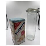 Vintage Nabisco Premium Saltine Crackers Tin &