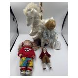 Vintage Doll Grouping  EEGEE Kool-Aid Kid, Court