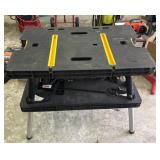 Keter Folding Adjustable Sawhorse/Work TableA
