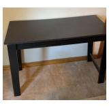 Black Laminate Writing Desk / Table (39'L x 17'W