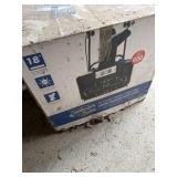 SnowJoe Ultra 13.5 amp 18' electric snow thrower.