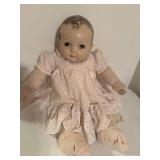 Vintage Ideal Composition Baby Doll  Molded