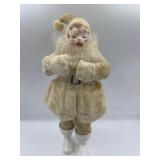 Vintage White/Cream 'White Christmas' Santa