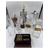Vintage Barware Collector's Lot  Decanters, Bar