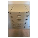 HON 2-Drawer Metal Filing Cabinet