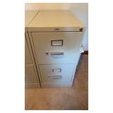 HON 2-Drawer Metal Filing Cabinet