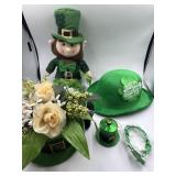 St. Patrick's Day Decor Lot  5 Pieces