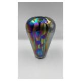 Sunspots Studios Iridescent Art Glass Vase,