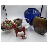 Decorative Vase & Dala Horses