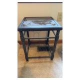 Outdoor plant stand.