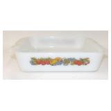 Fire King Nature's Bounty 8' Casserole Dish