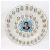 Bill Clinton Presidents Plate