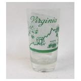 Virginia State Souvenir Glass