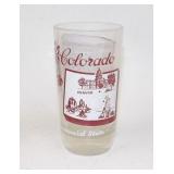 Vintage Colorado State Souvenir Glass