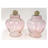 Home Interiors Celest Pink Votive Globes