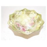 Prussia Footed Bowl Lily of the Valley