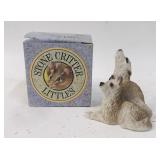 Stone Critter Littles Wolf Pair