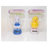 2 Spring Solar Dancers - Chick & Bunny