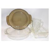 Kitchen Glassware Lot - Pyrex & Anchor Hocking