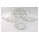 Vintage Clear Glassware Lot