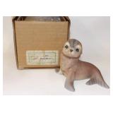 Roger Brown RSL Signed Porcelain Baby Seal