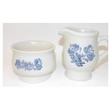 Pfaltzgraff Yorktowne Cream & Sugar Set