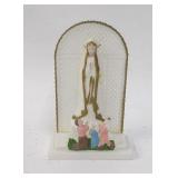 Our Lady of Fatima Hard Plastic Figurine