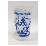 Minnesota Vintage State Souvenir Glass