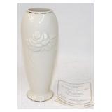 Lenox Rose Blossom Vase with COA