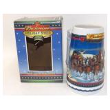 2002 Budweiser Holiday Stein in Original Box