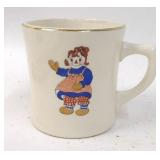 Vintage Raggedy Ann & Andy Child's Cup