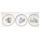 Children with Baby Animals Mini Plates