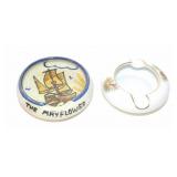 2 Vintage Ashtrays - Made in England & Japan