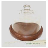 Vintage Glass Domed Cheese Keeper