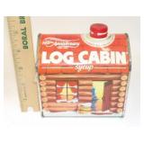 Log Cabin Syrup Tin