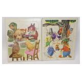 Vintage Playskool Animal Tray Puzzles