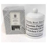 Really Great News Newspaper Kitchen Counter Jar