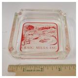 Craig Mills Inc. Otwell Indiana Ashtray