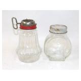 Federal Glass Nut Grinder, A&P Coffee Clock Jar