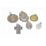 Group of Vintage Blessed Catholic Medals