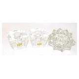 Glass Candleholders